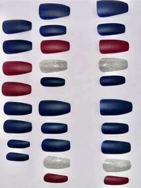$15 sale Look Beautiful 28pc press on nails fits medium and large